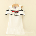 girls clothes Women's Cap Sleeve Stretch cotton Casual children dress latest style fashipn colour